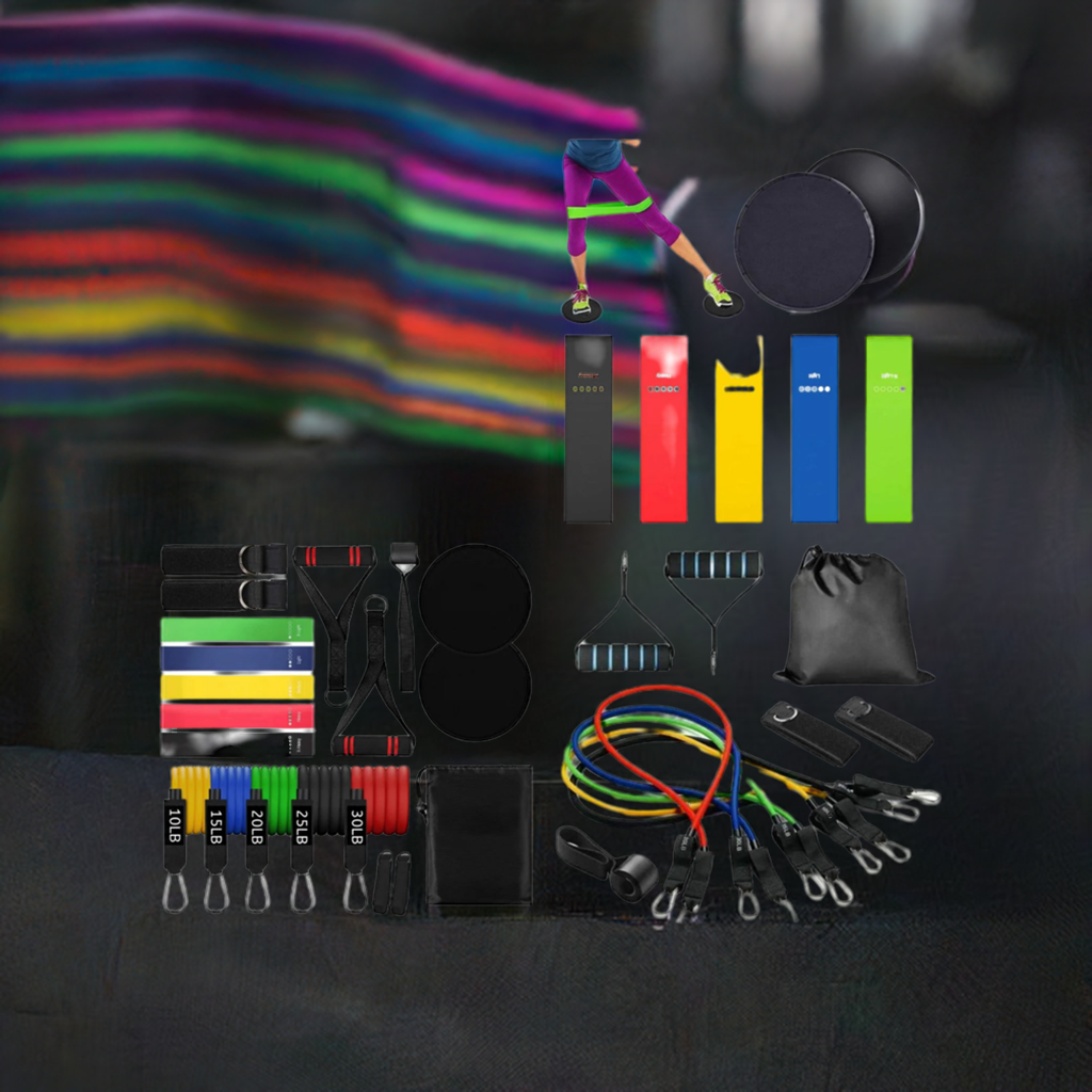 100LB Fitness Band Set