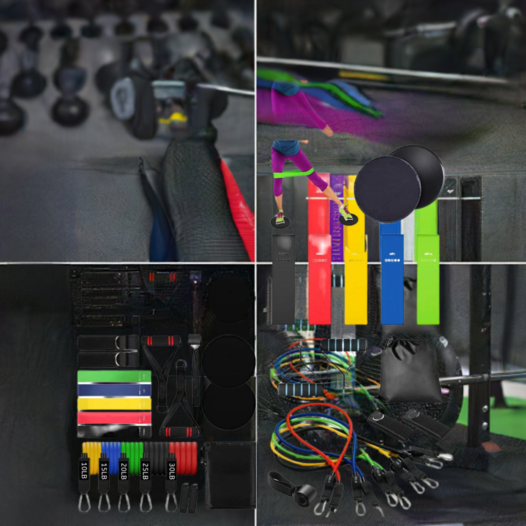 100LB Fitness Band Set