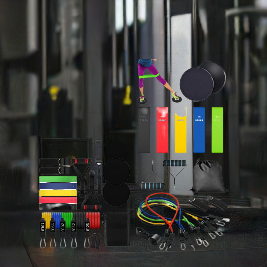 100LB Fitness Band Set